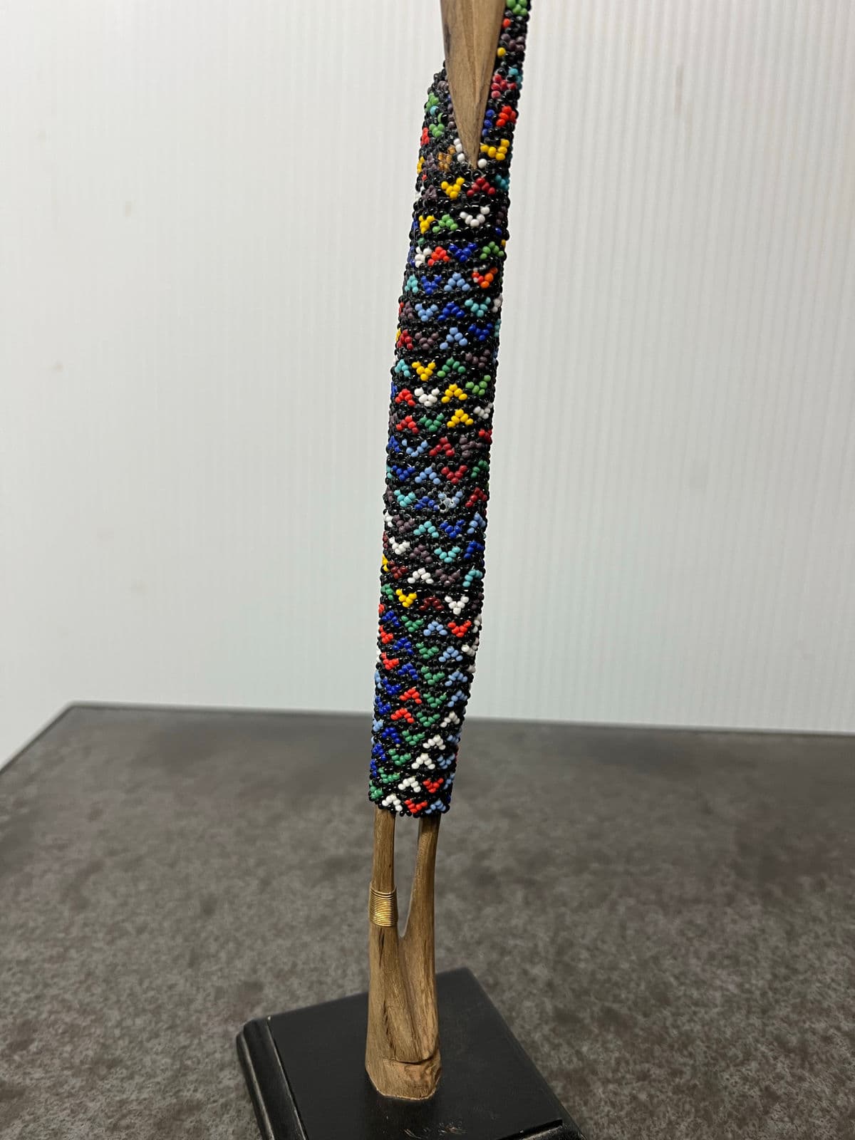 Handcrafted African Female Ndebele Beaded Figures, Pair - Thumbnail 7