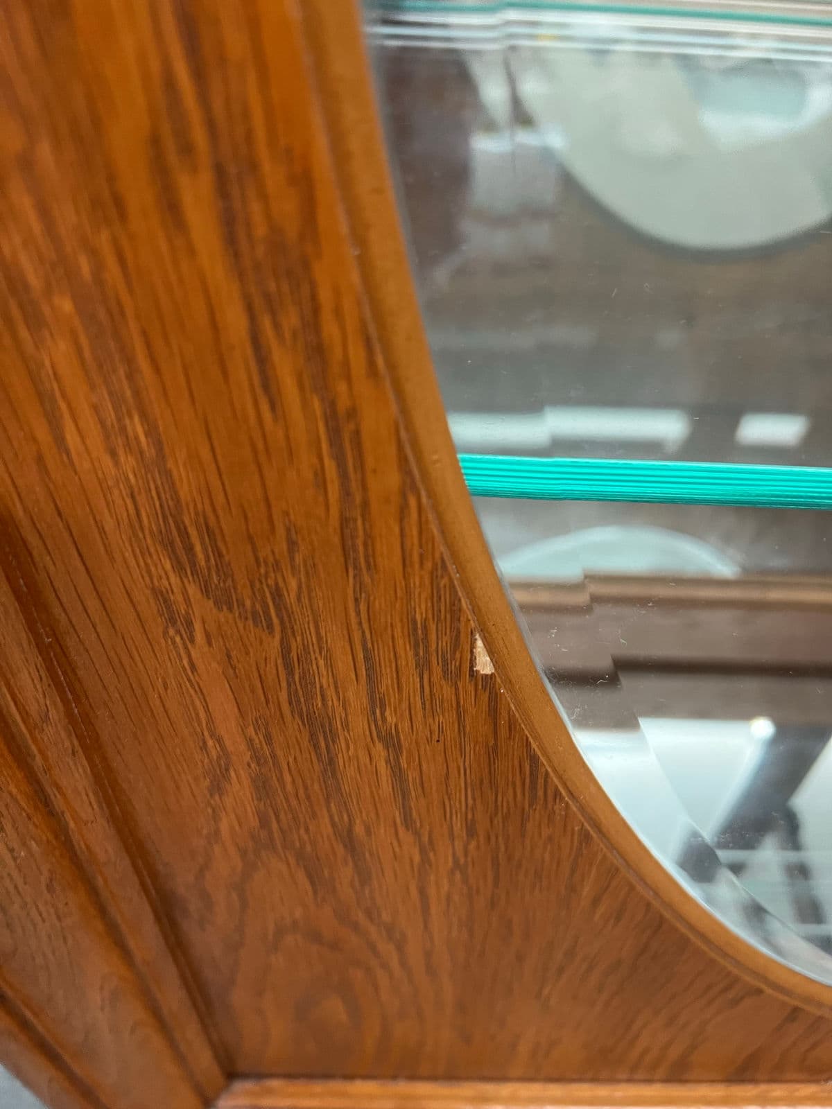 Pulaski Traditional Oak Wood Curio Cabinet - Thumbnail 10