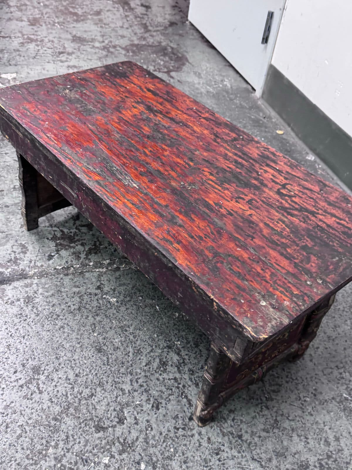 Antique Tibetan Folding Prayer Table. - Thumbnail 11