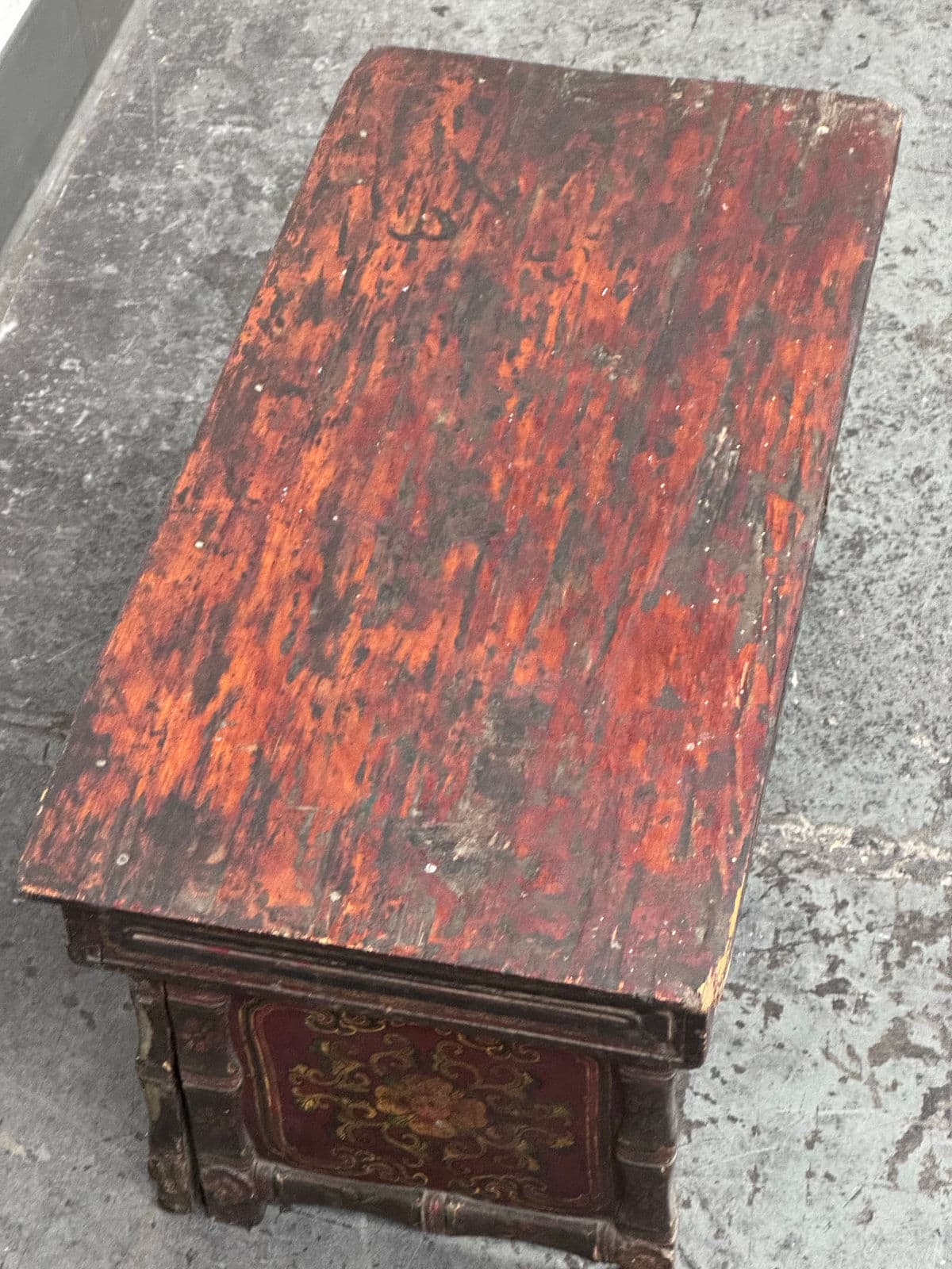 Antique Tibetan Folding Prayer Table. - Thumbnail 7