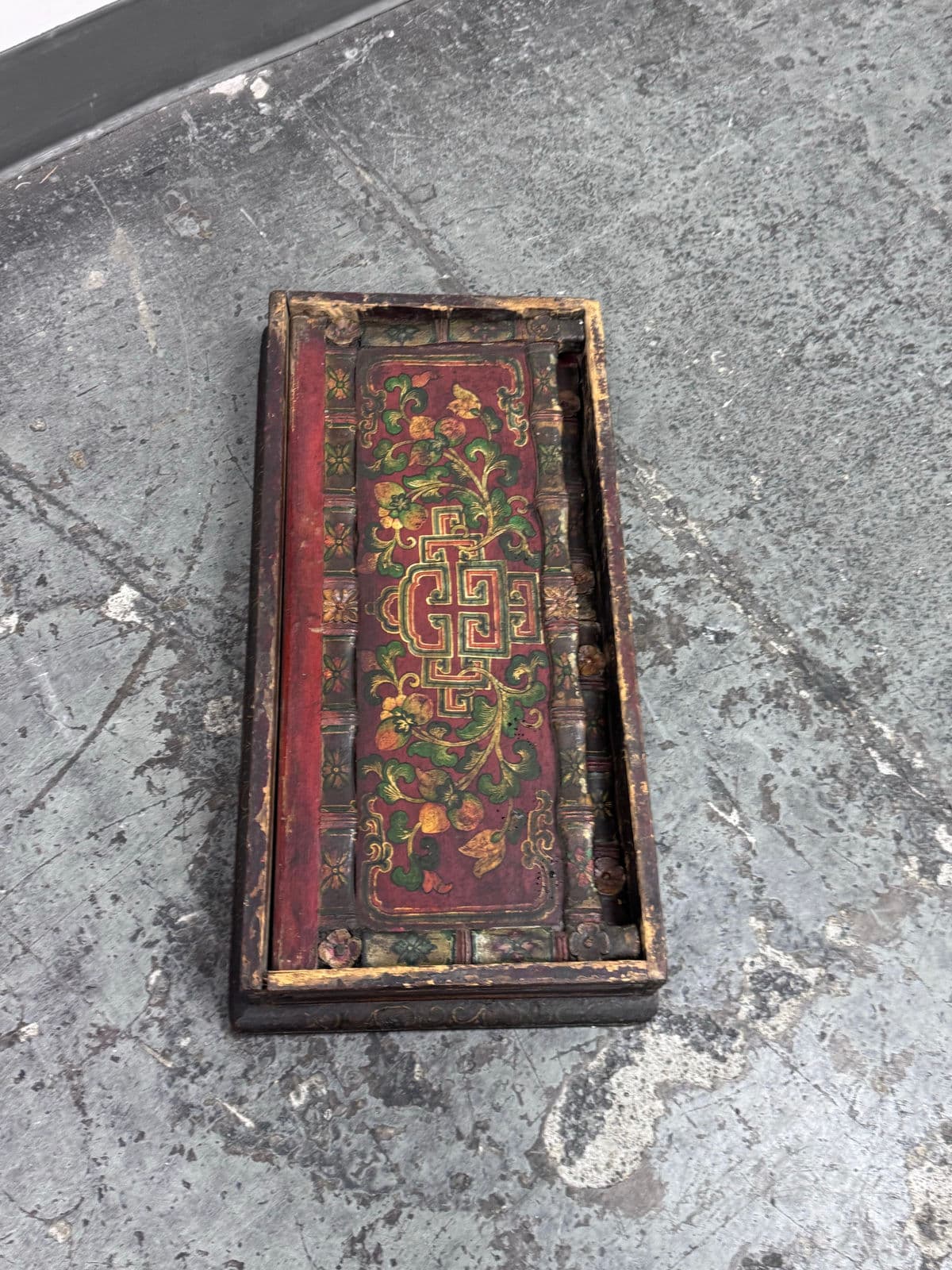 Antique Tibetan Folding Prayer Table. - Thumbnail 6