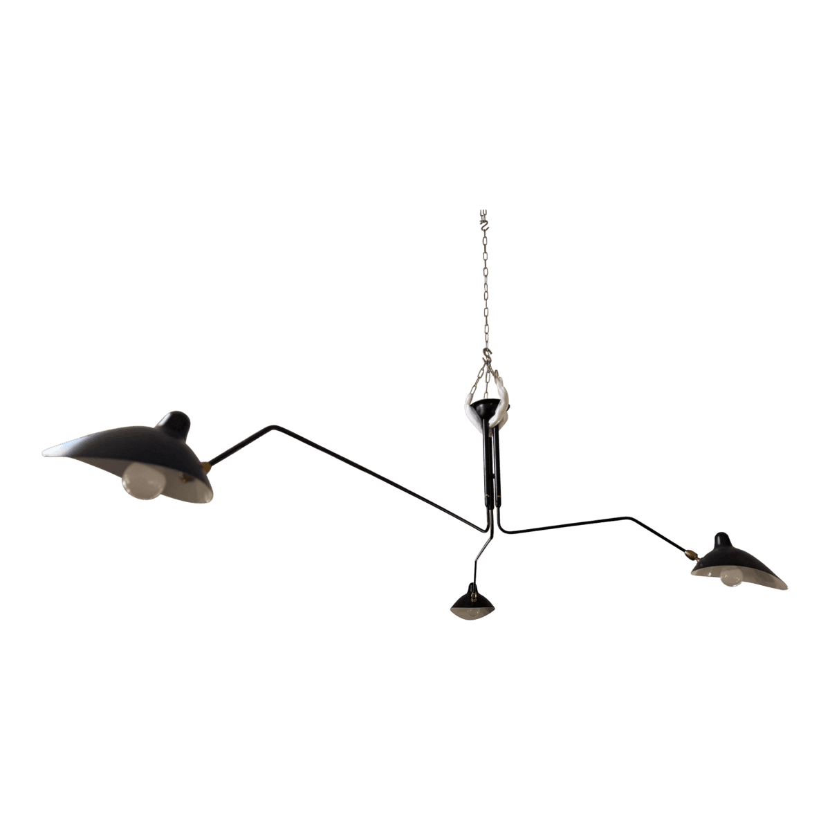 Serge Mouille Rotating Arm Ceiling Lamp - Thumbnail 2