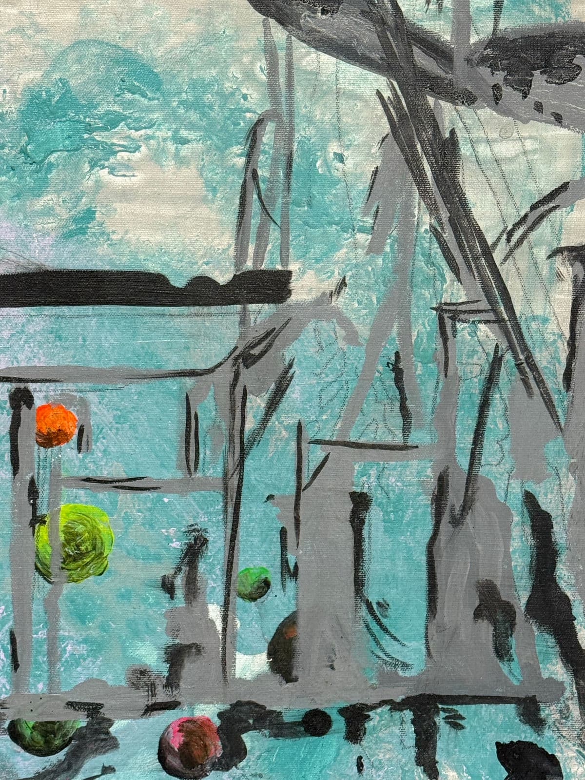 Jazz Artwork With Fluorescent Accents, Artist Unknown - Thumbnail 11