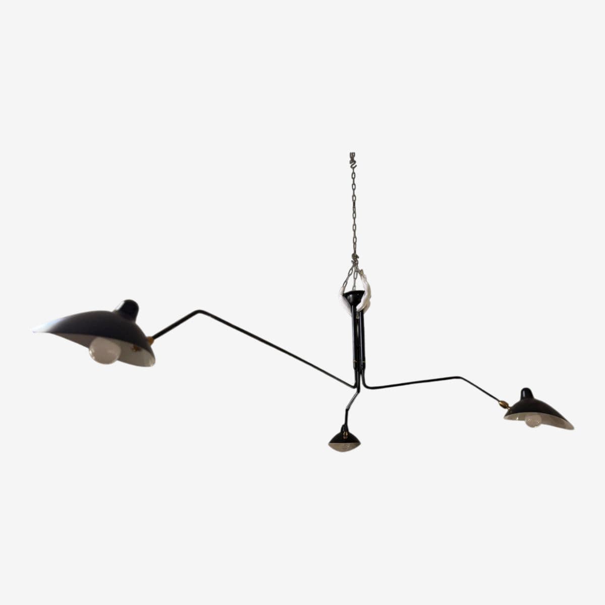 Serge Mouille Rotating Arm Ceiling Lamp - Image 1