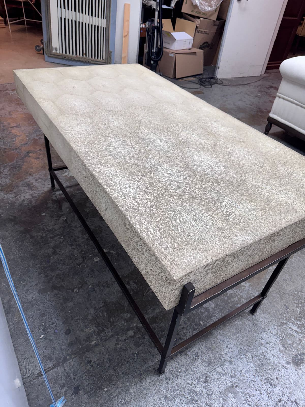 Lillian August for Hickory White Simone Shagreen Desk - Thumbnail 3