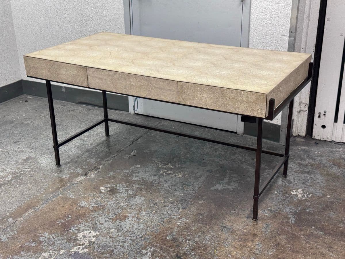 Lillian August for Hickory White Simone Shagreen Desk - Thumbnail 12