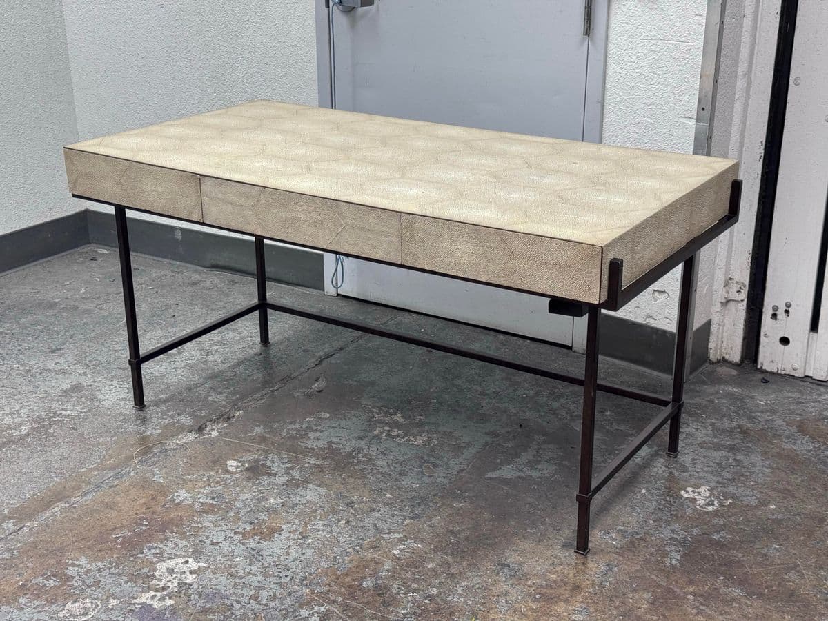 Lillian August for Hickory White Simone Shagreen Desk - Thumbnail 7