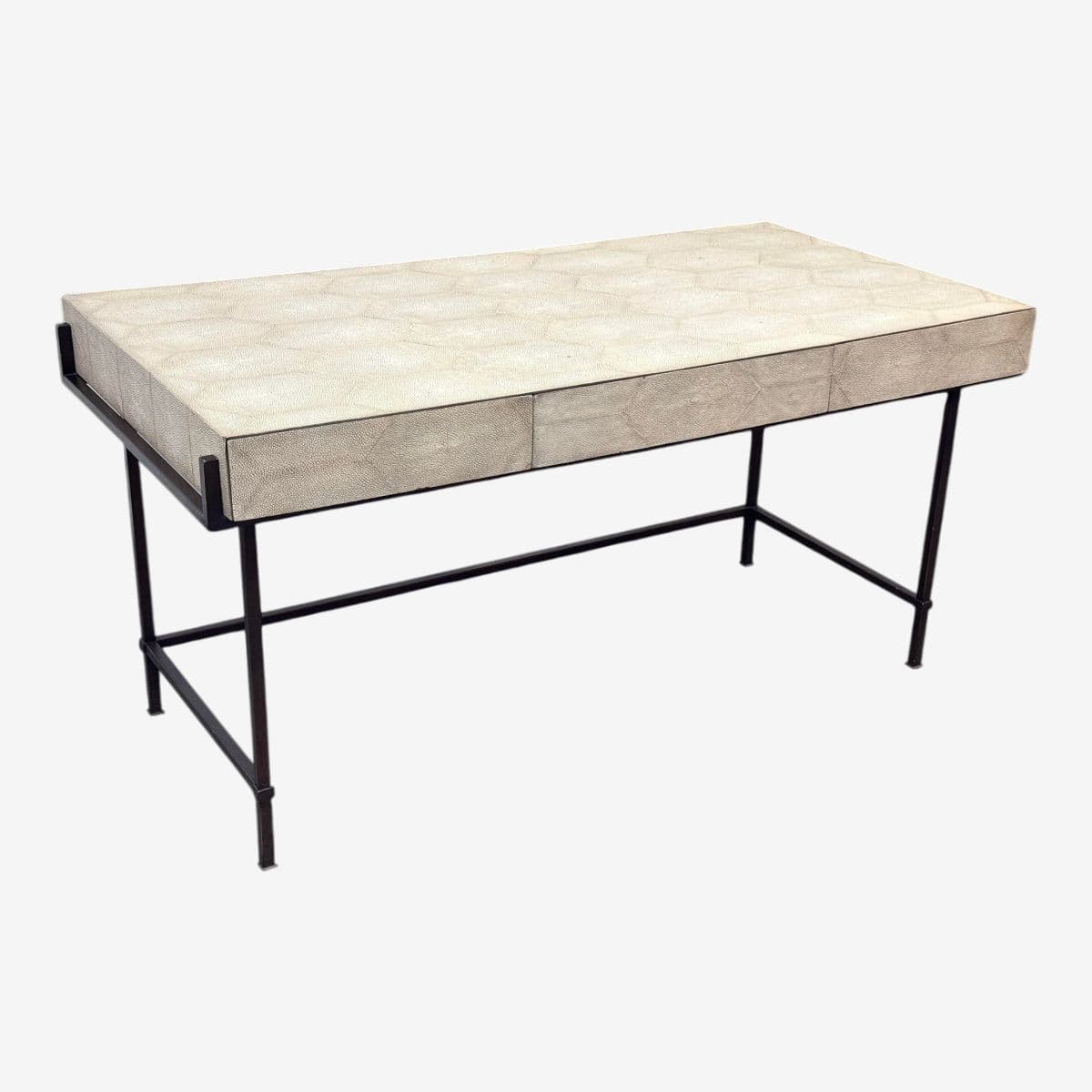 Lillian August for Hickory White Simone Shagreen Desk - Image 1