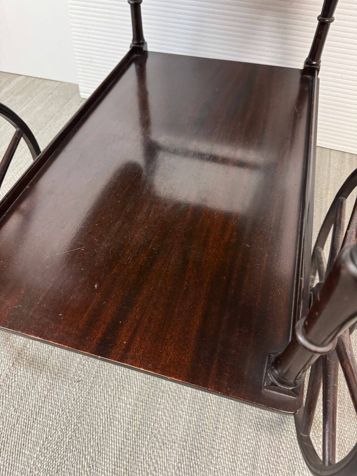 Vintage Drop Leaf + Handle Tea Cart - Thumbnail 10