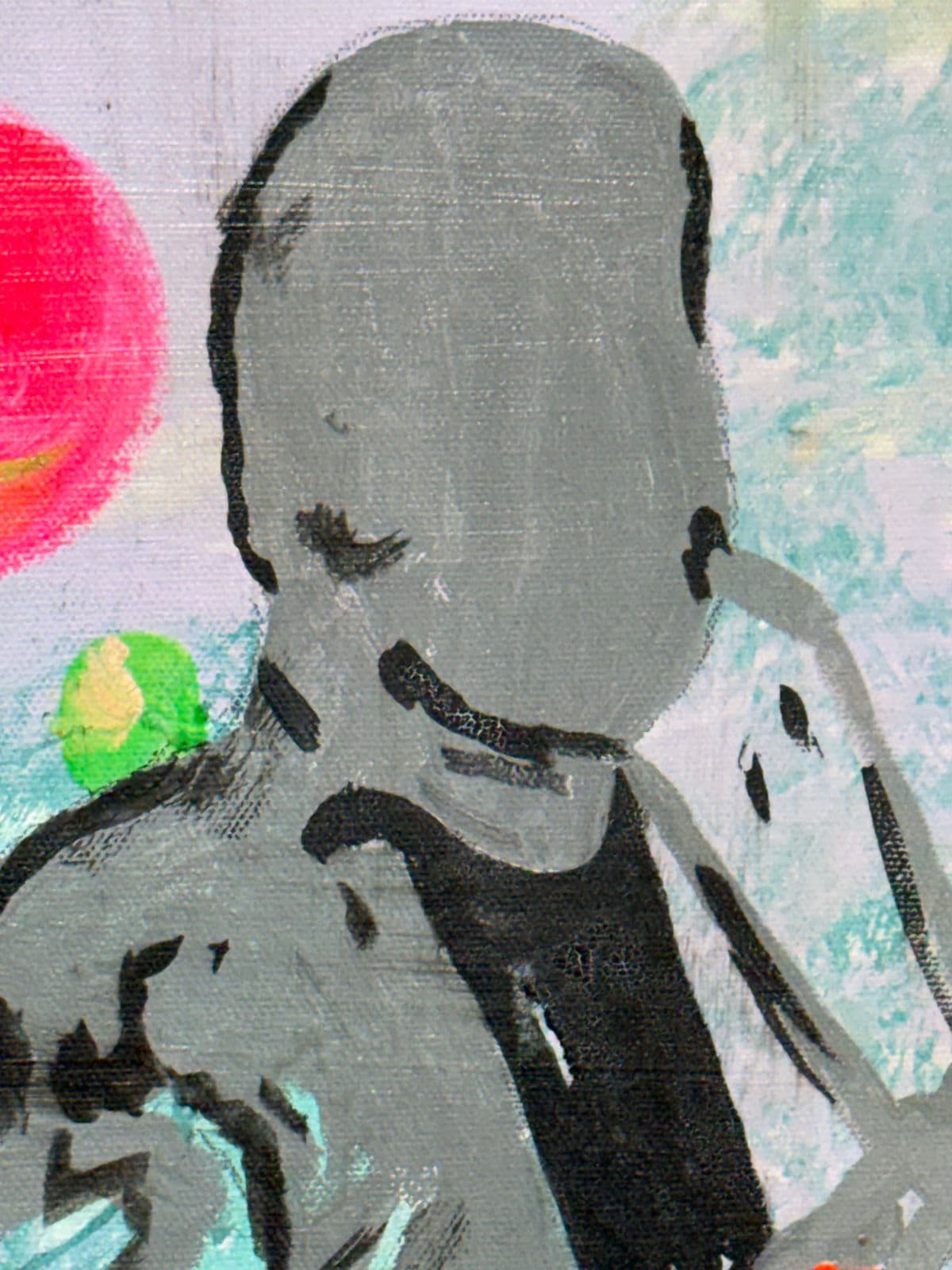 Jazz Artwork With Fluorescent Accents, Artist Unknown - Thumbnail 5