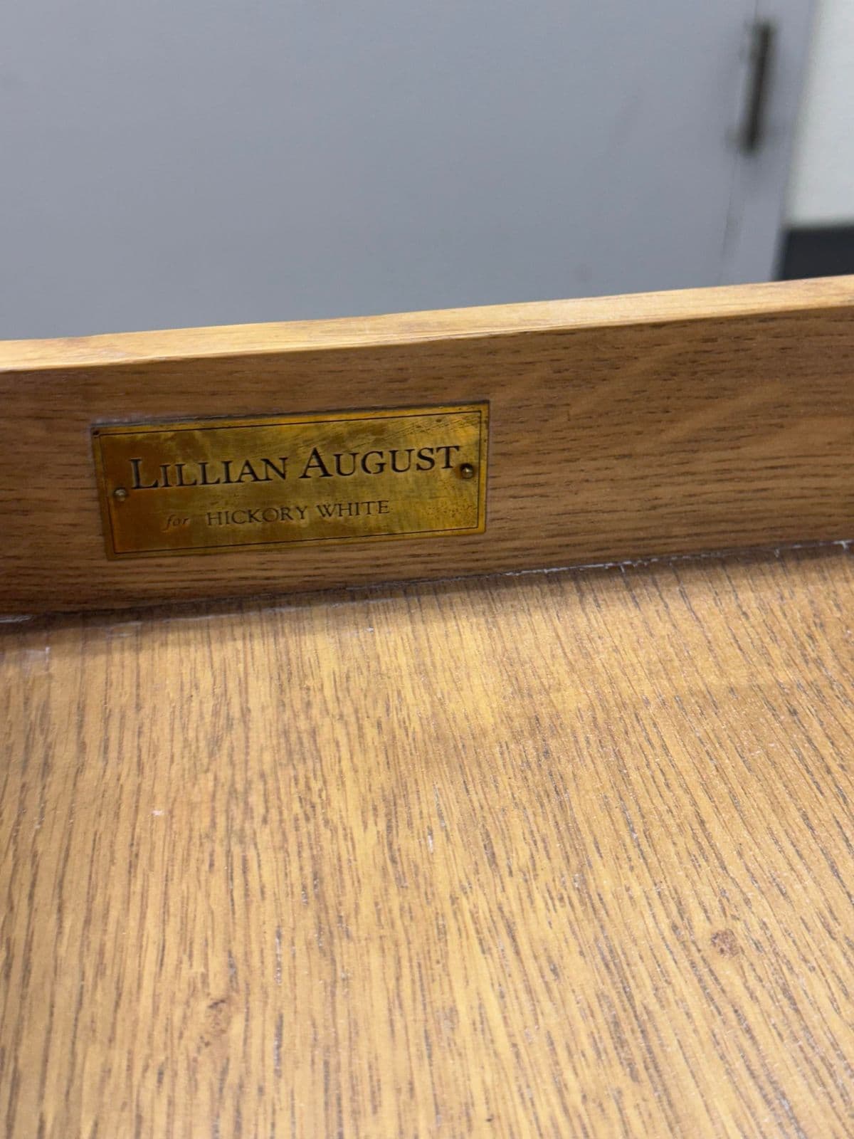 Lillian August for Hickory White Simone Shagreen Desk - Thumbnail 5