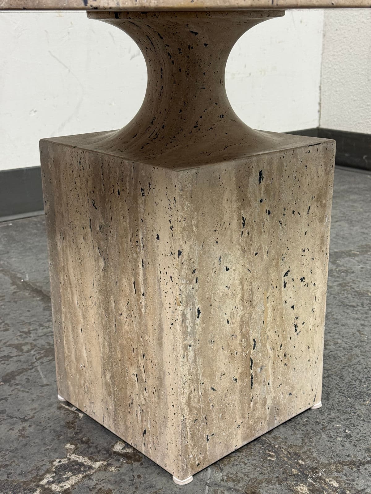 Vincent Dupont-Rougier for Christophe Delcourt Ouk Travertine Side Table - Thumbnail 12