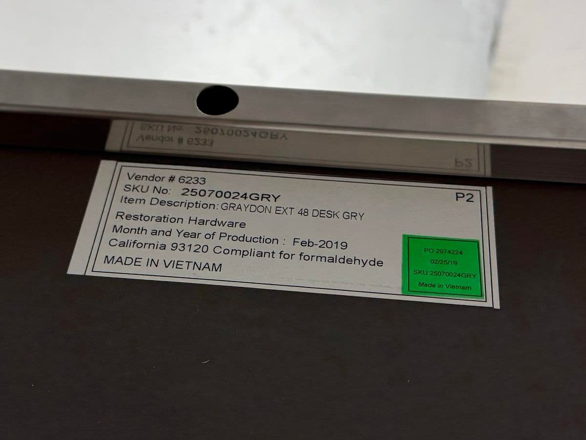 Restoration Hardware Graydon Desk - Thumbnail 4