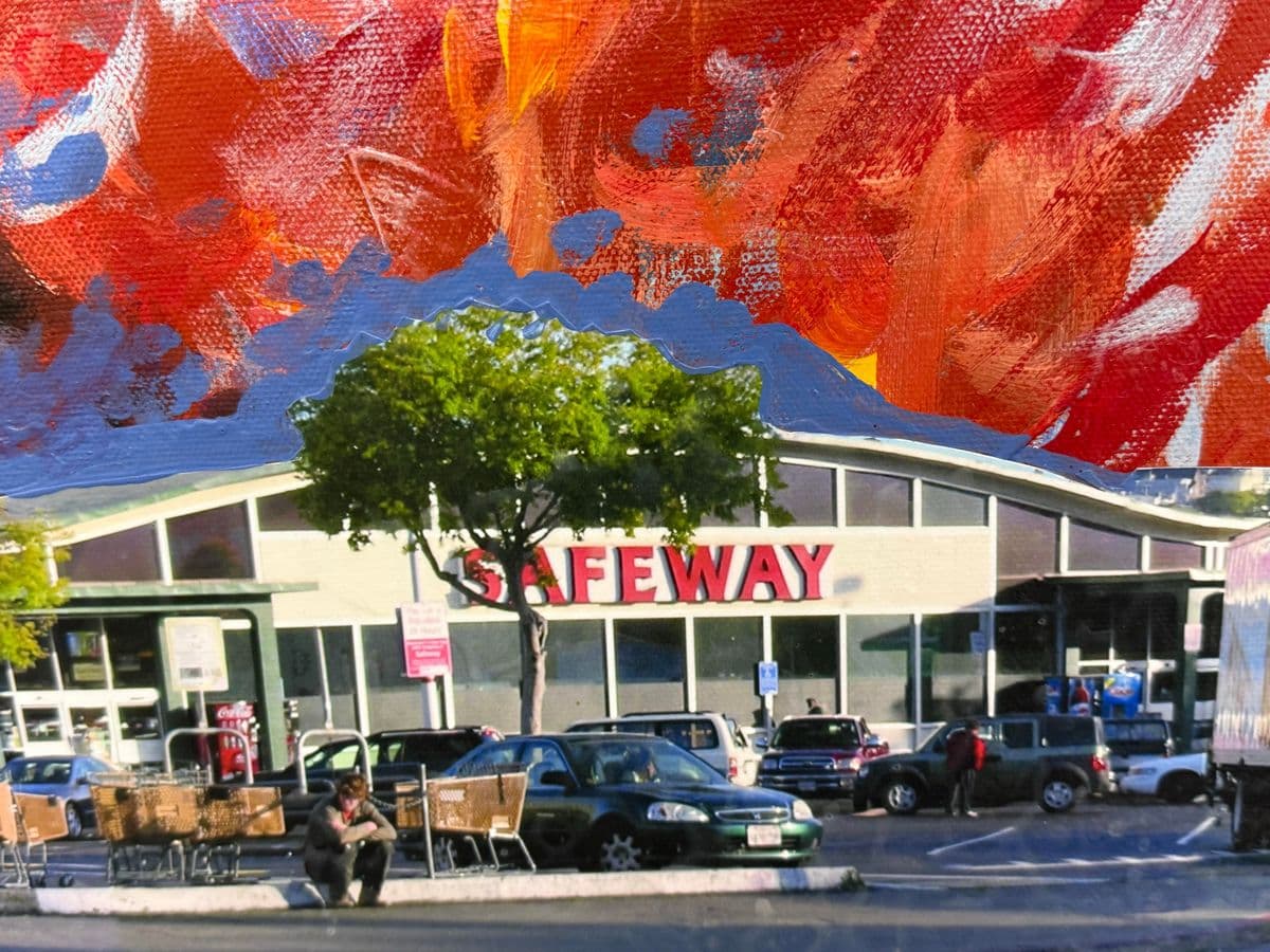 Circa 2007 Beth Pewther's "Revisiting Liberty; Saying Goodby" Mixed Media Artwork, Signed - Thumbnail 8