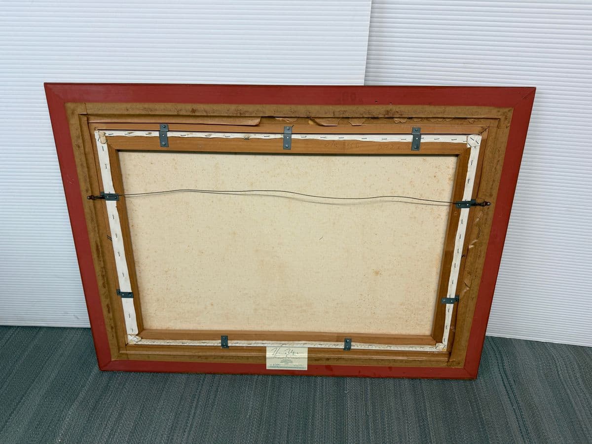 Ivan Clarke "Mountain Landscape With Lake" Original Oil Painting - Thumbnail 13