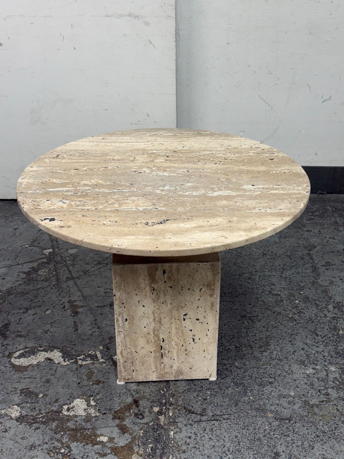 Vincent Dupont-Rougier for Christophe Delcourt Ouk Travertine Side Table - Thumbnail 6