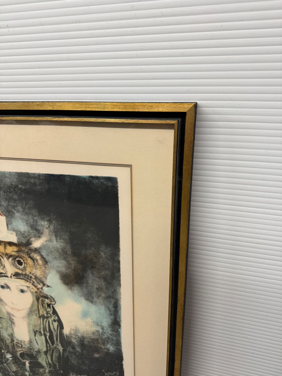 Endre Szasz "Portrait of an Owl Woman" Aquatint Artwork - Thumbnail 8