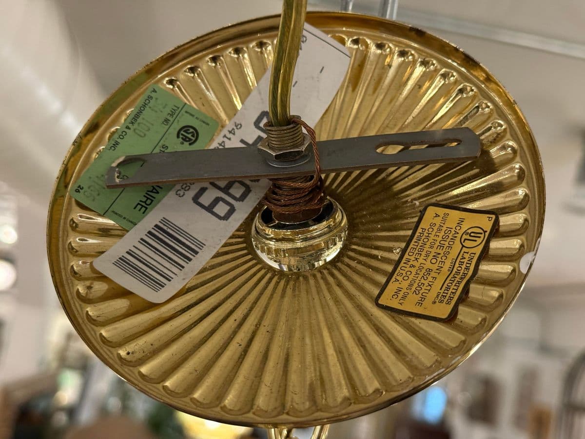 Vintage Brass + Crystal Chandelier - Thumbnail 14