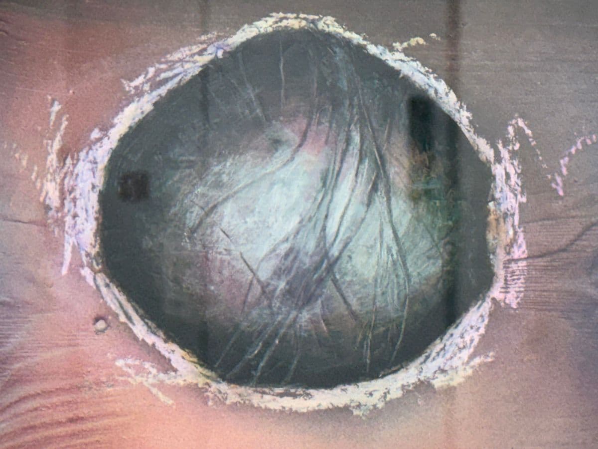 Circa 2002 Moises Ramos Mixed Media Abstract Painting - Thumbnail 6