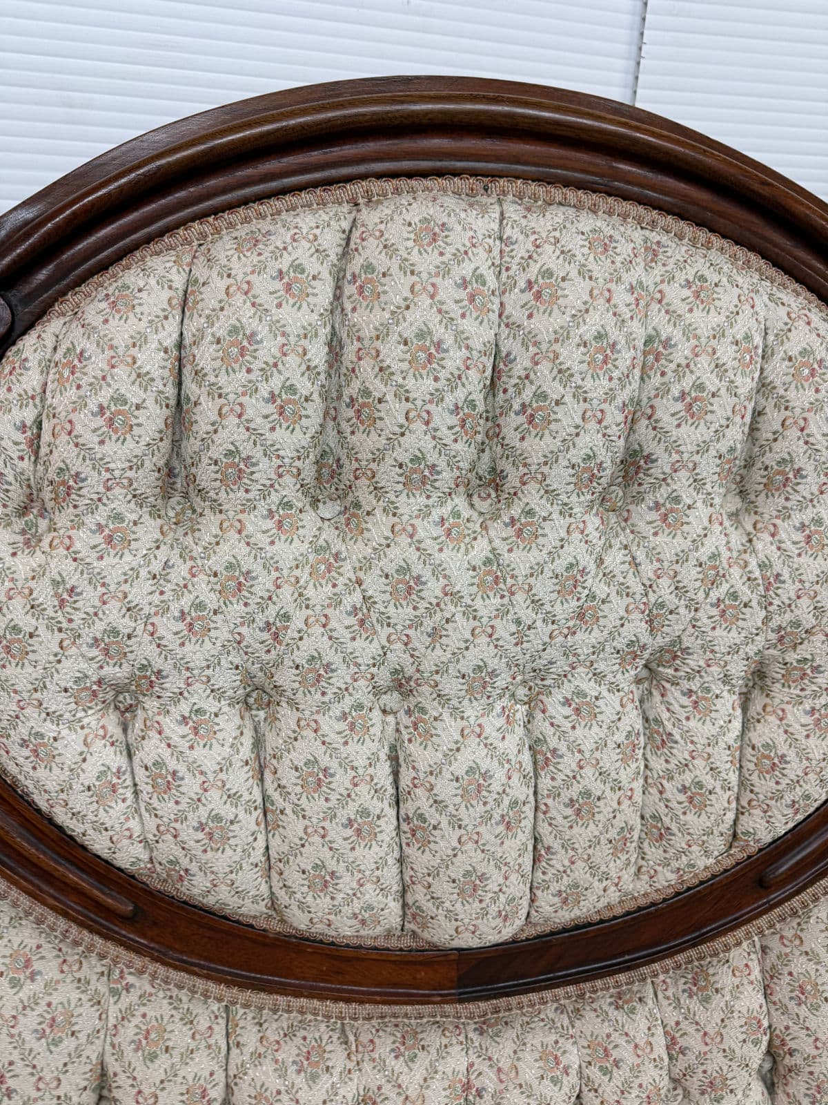 Antique Victorian Balloon Back Sofa - Thumbnail 8