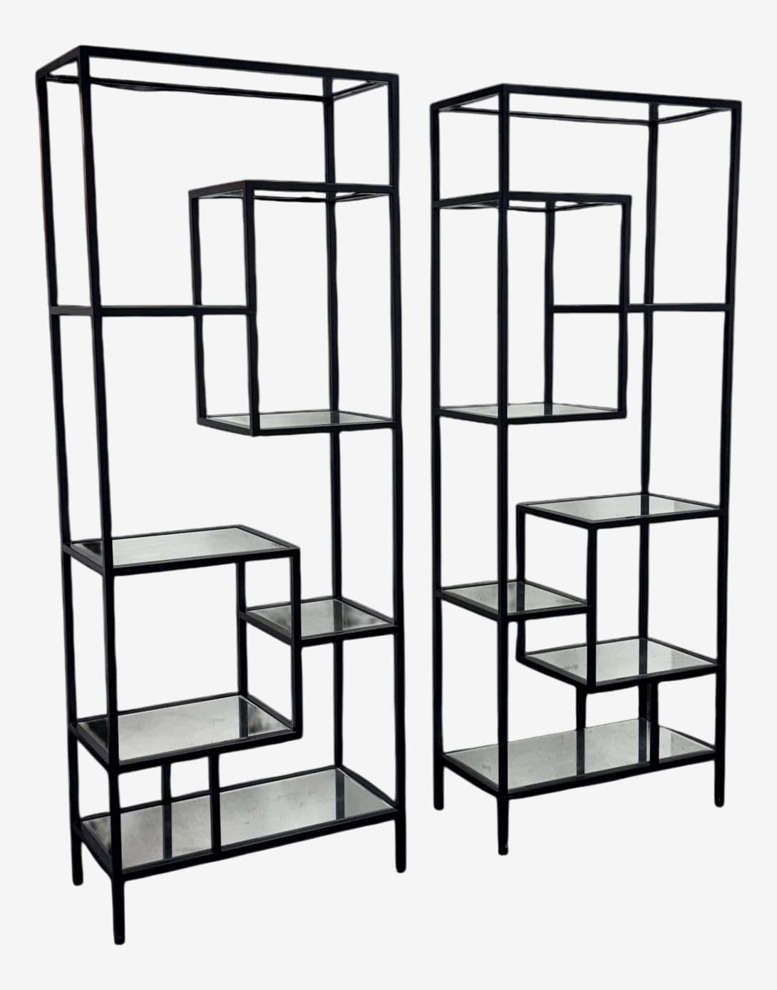 Coco Republic Haarlem Shelving Units, Pair - Image 1