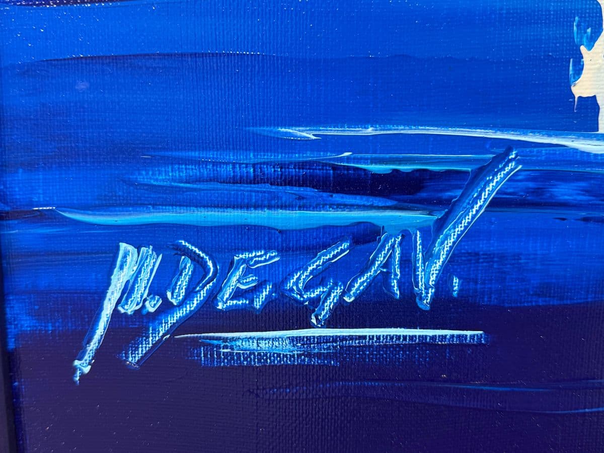 Circa 2007 Michel Degav Oil on Canvas Painting - Thumbnail 10