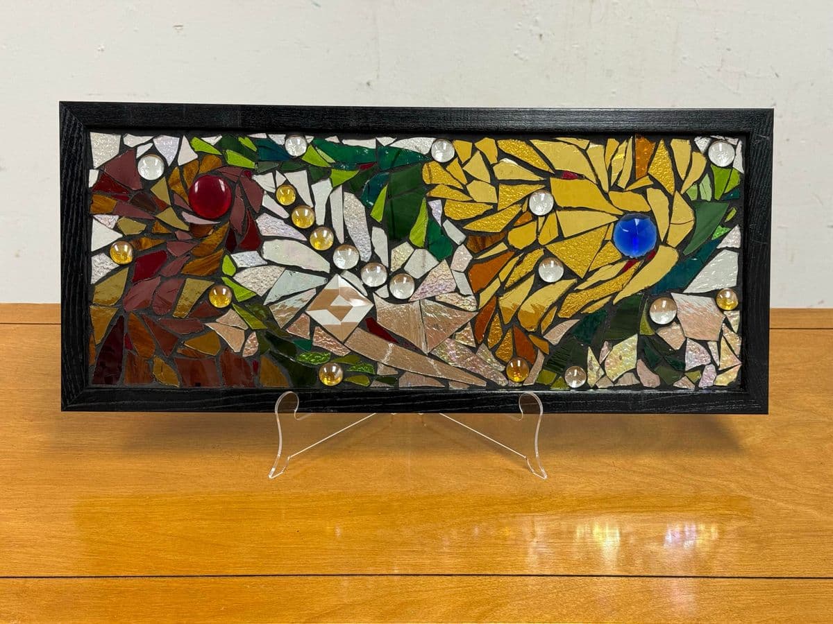 Katie Wolf Stained Glass Mosaic Panel - Thumbnail 10
