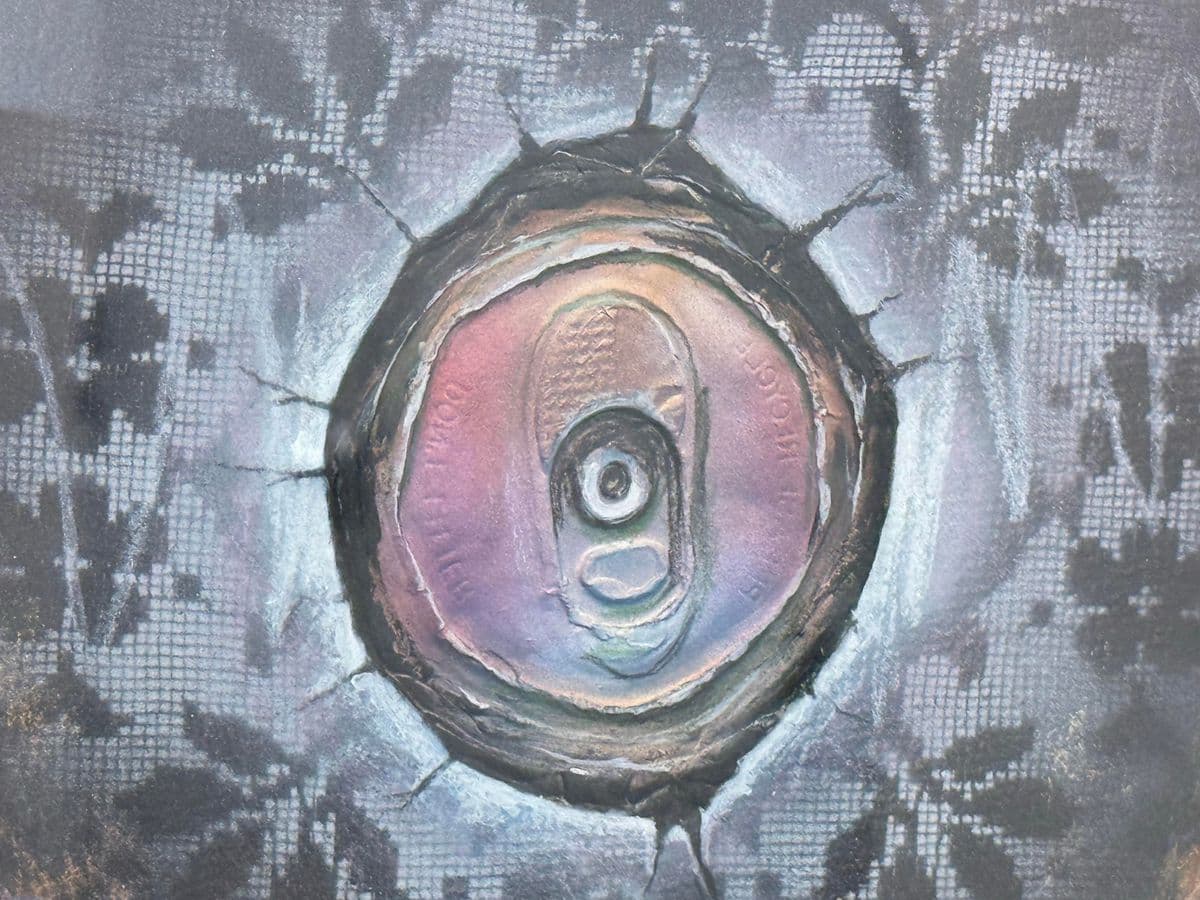 Circa 2002 Moises Ramos Mixed Media Abstract Painting - Thumbnail 8