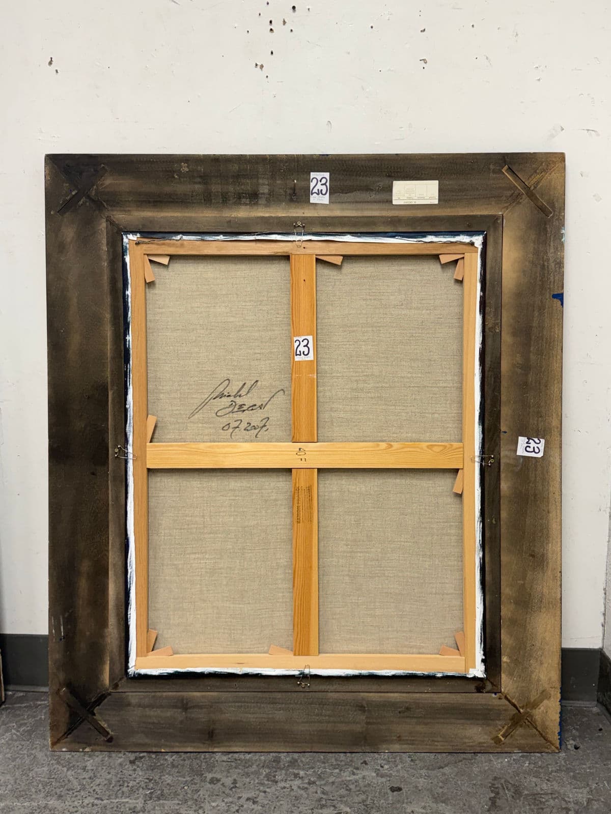 Circa 2007 Michel Degav Oil on Canvas Painting - Thumbnail 11