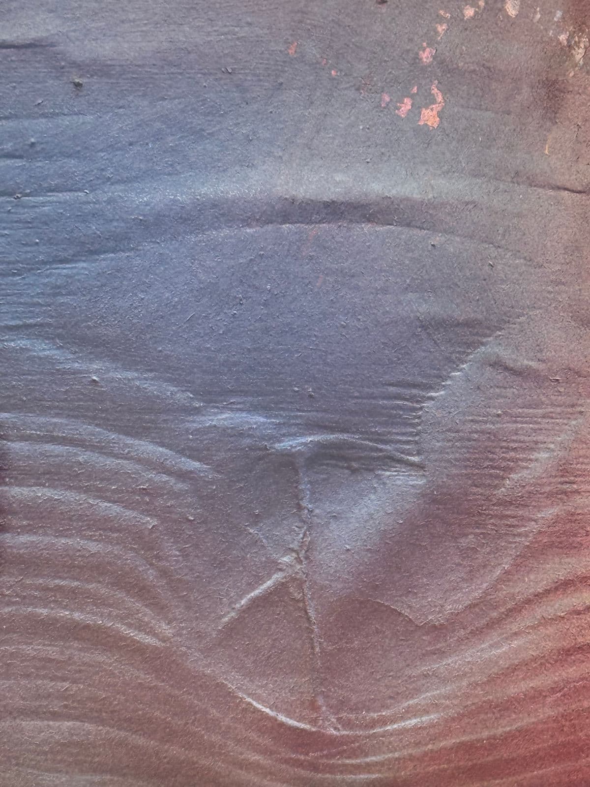 Circa 2002 Moises Ramos Mixed Media Abstract Painting - Thumbnail 5