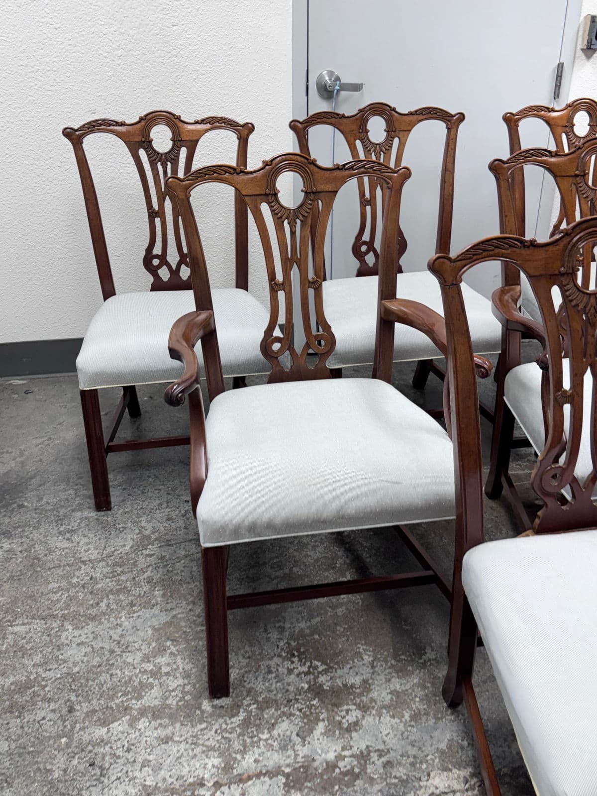 Vintage Duncan Phyfe Dining Chairs, Set of Six - Thumbnail 5