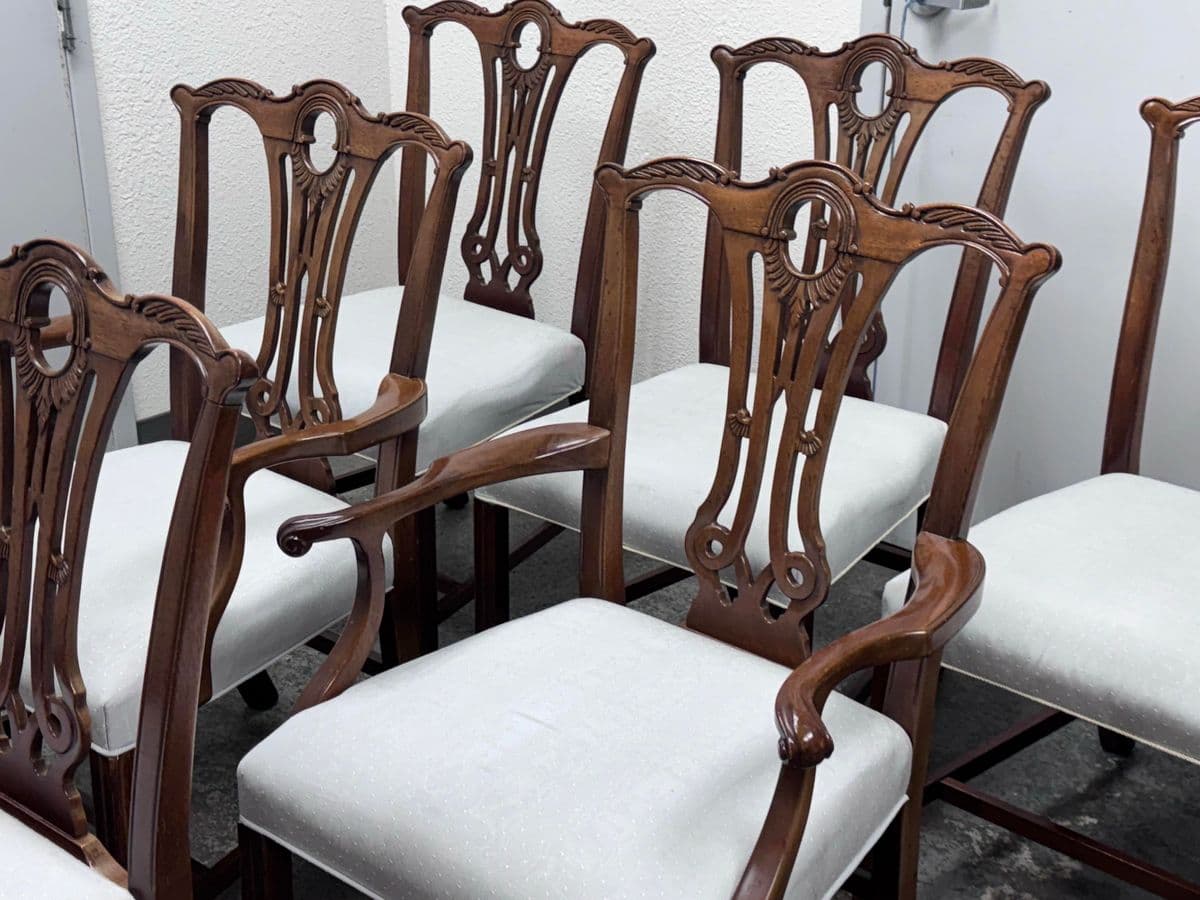 Vintage Duncan Phyfe Dining Chairs, Set of Six - Thumbnail 4