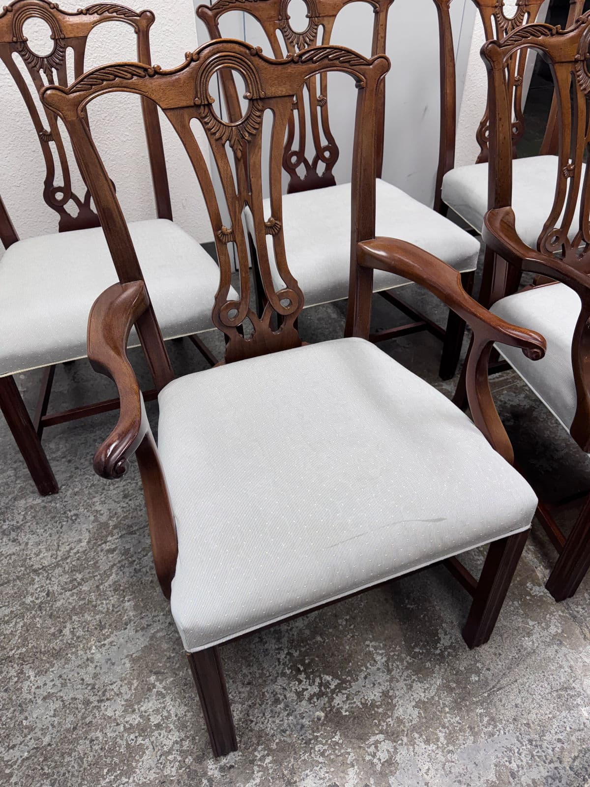 Vintage Duncan Phyfe Dining Chairs, Set of Six - Thumbnail 12