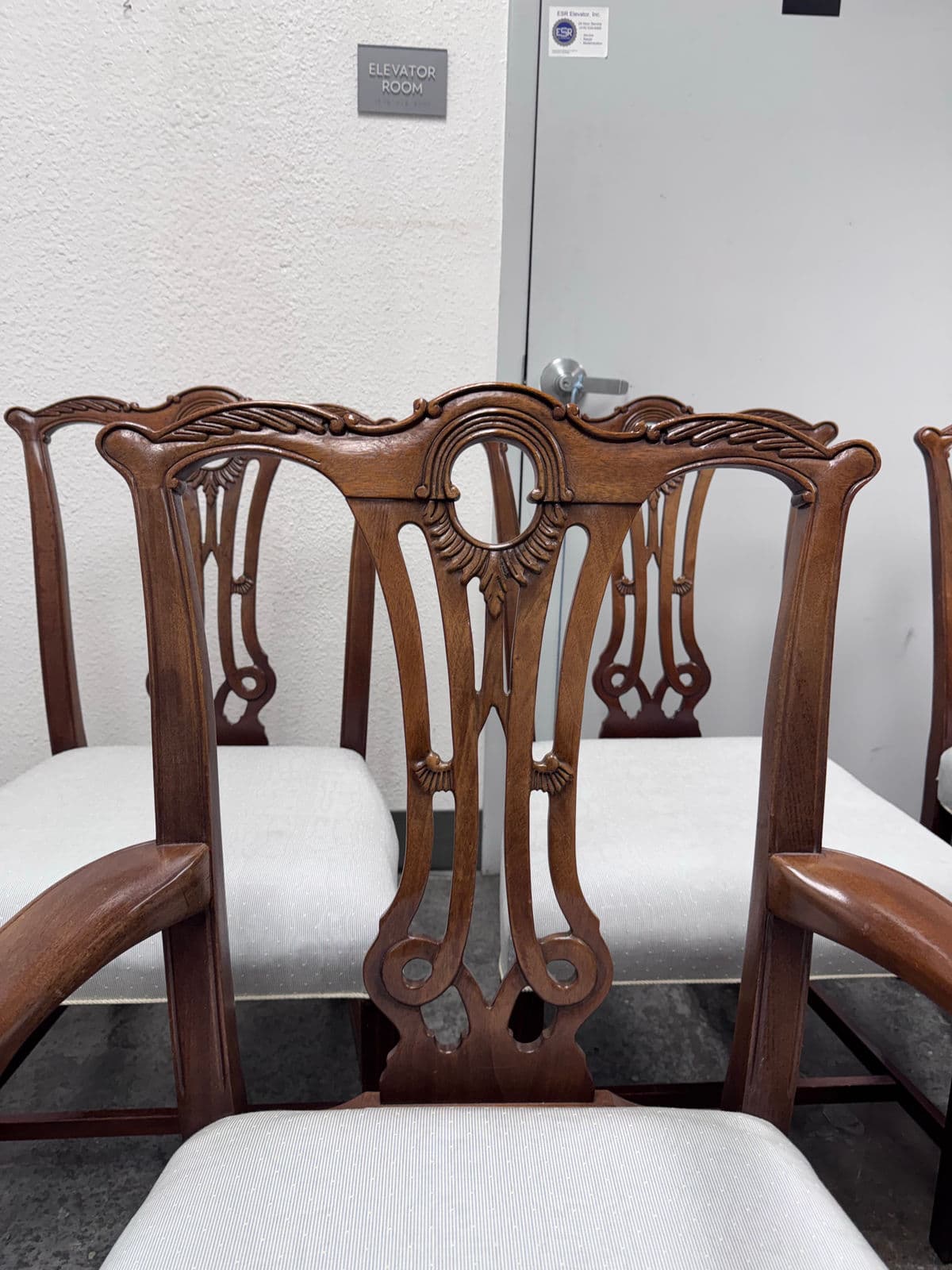 Vintage Duncan Phyfe Dining Chairs, Set of Six - Thumbnail 7