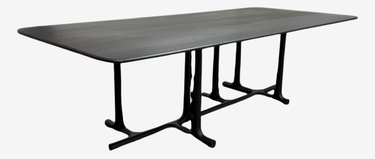 Christophe Delcourt Tye Dining Table, Black Oak - Image 1