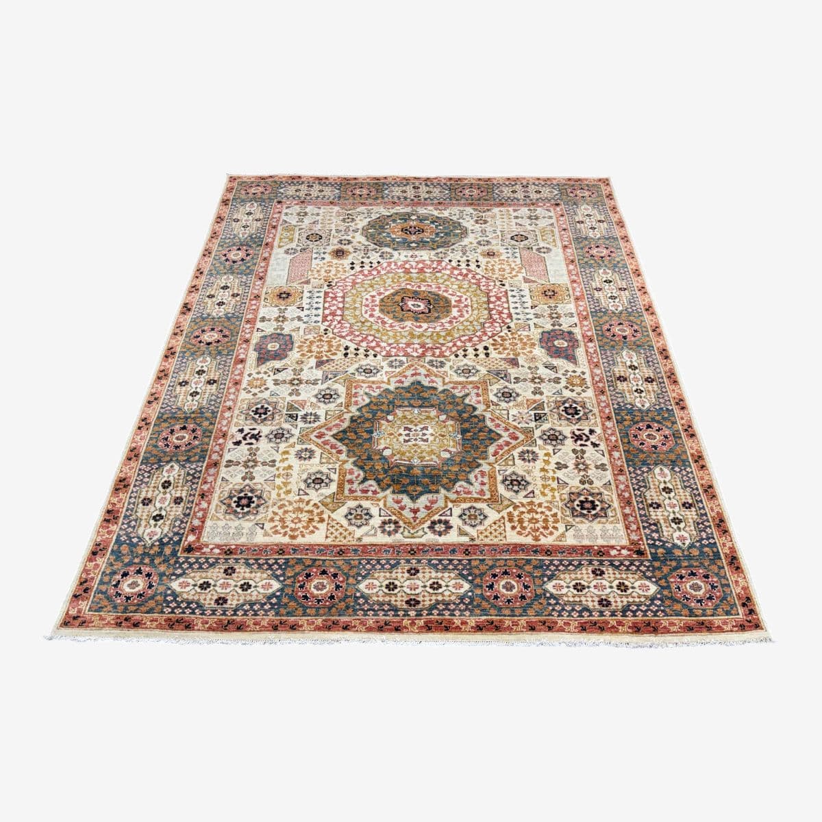 5ft 10in × 7ft 6in Gallery Ephesus Mamluk Area Rug - Image 1