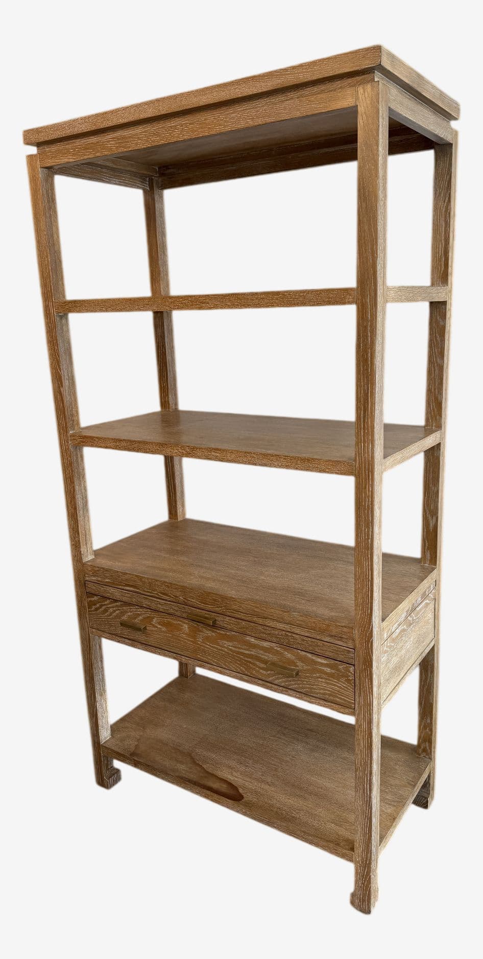 Serena & Lily Reese Bookcase + Pullout Shelf - Image 1