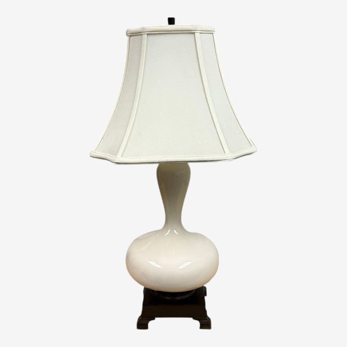 Off White Aladdin Table Lamp - Image 1