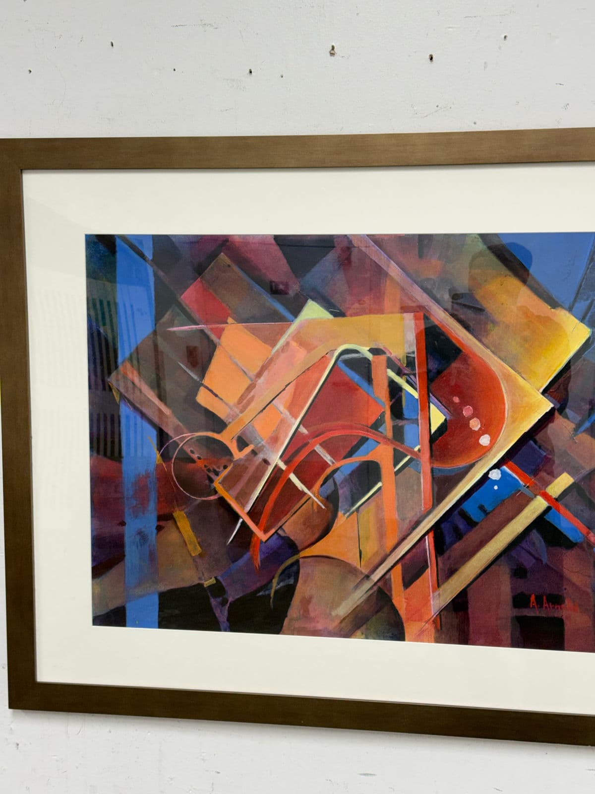 Ann Arnold "Abstractly So" Abstract Painting, Framed - Thumbnail 7