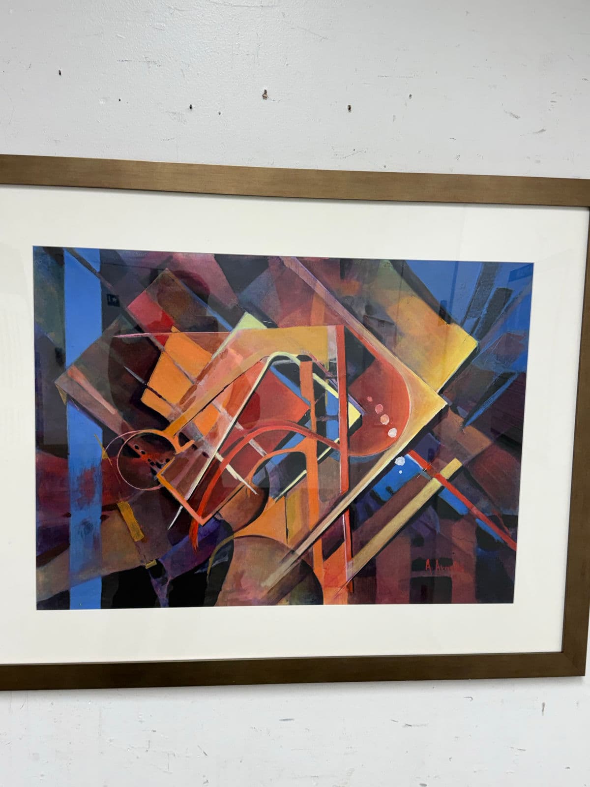 Ann Arnold "Abstractly So" Abstract Painting, Framed - Thumbnail 8