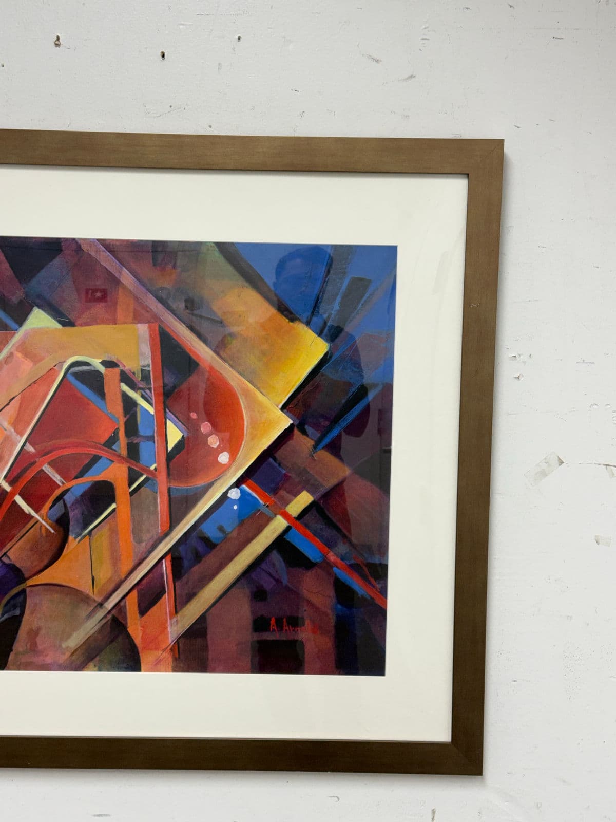 Ann Arnold "Abstractly So" Abstract Painting, Framed - Thumbnail 6