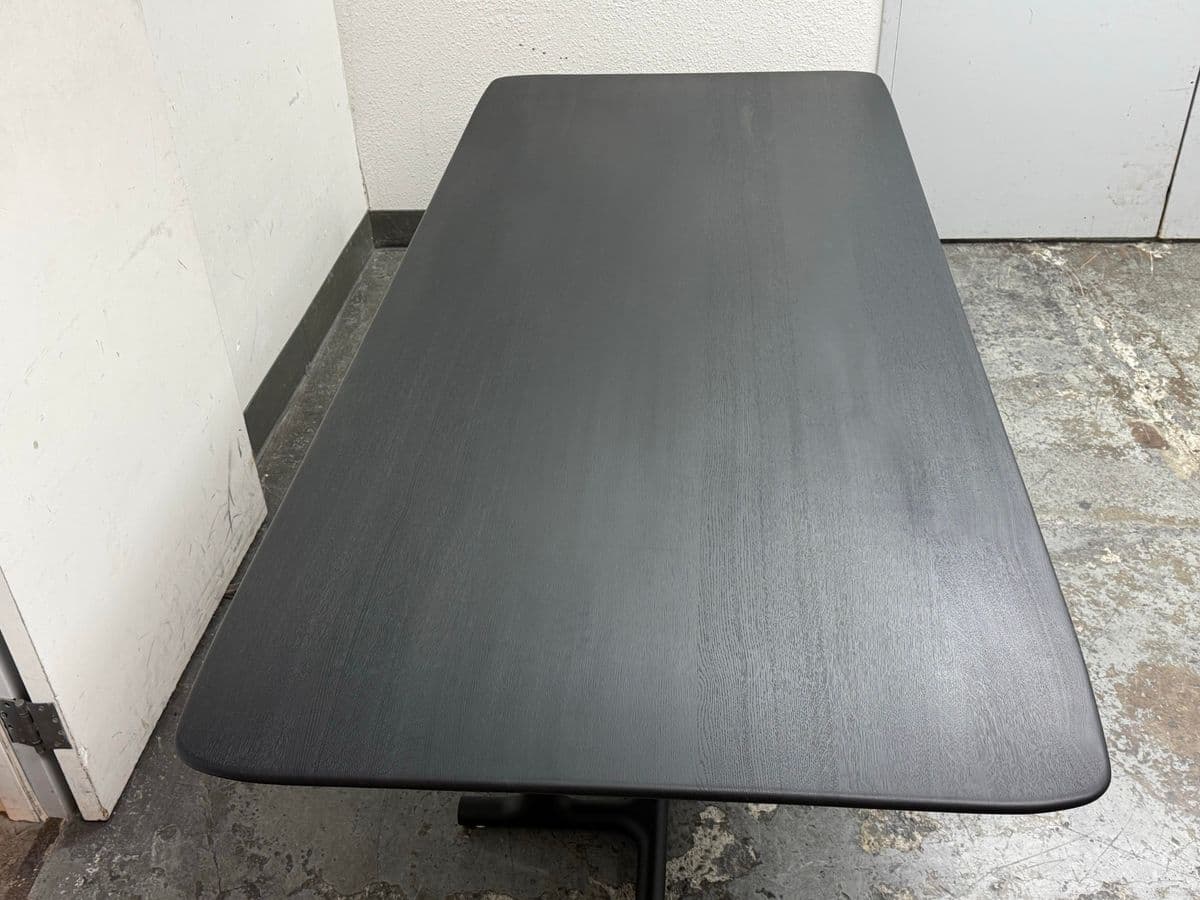 Christophe Delcourt Tye Dining Table, Black Oak - Thumbnail 6