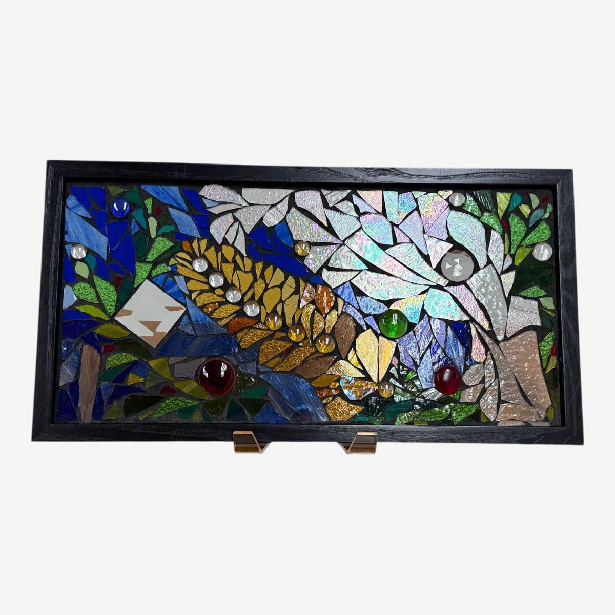 Katie Wolf Stained Glass Mosaic - Image 1