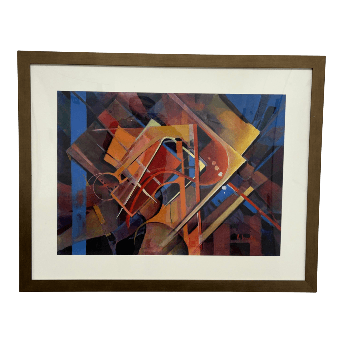 Ann Arnold "Abstractly So" Abstract Painting, Framed - Thumbnail 2