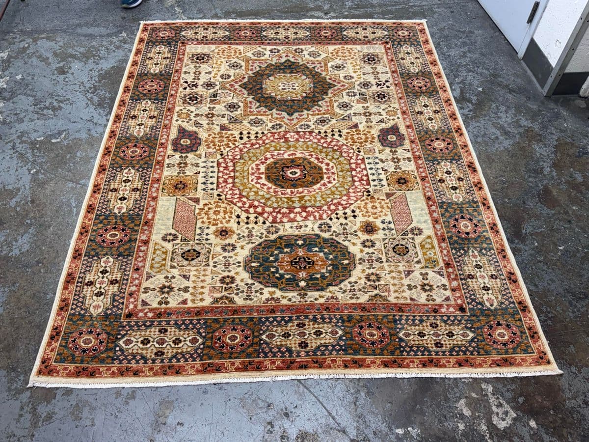 5ft 10in × 7ft 6in Gallery Ephesus Mamluk Area Rug - Thumbnail 12