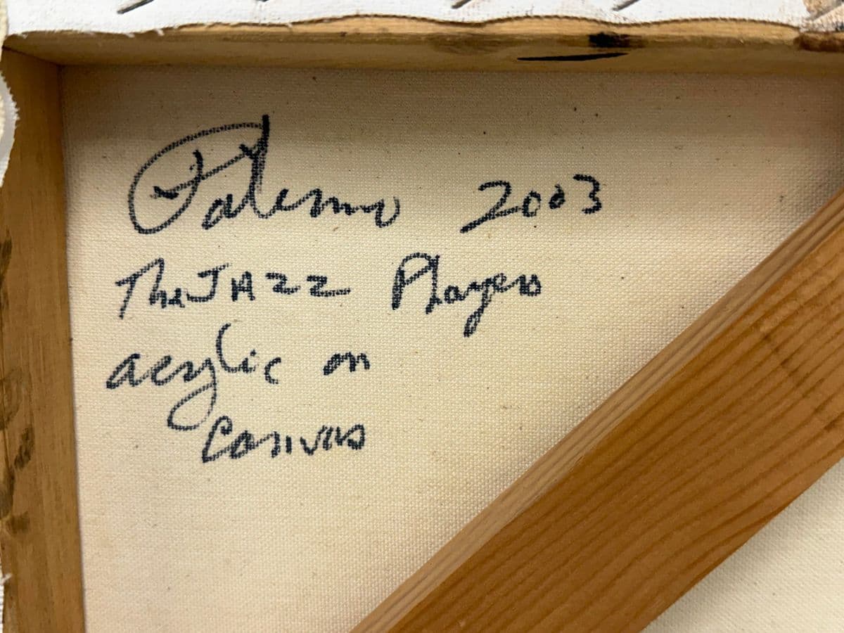 Circa 2003 Joseph Palermo "The Jazz Player" Original Artwork - Thumbnail 13