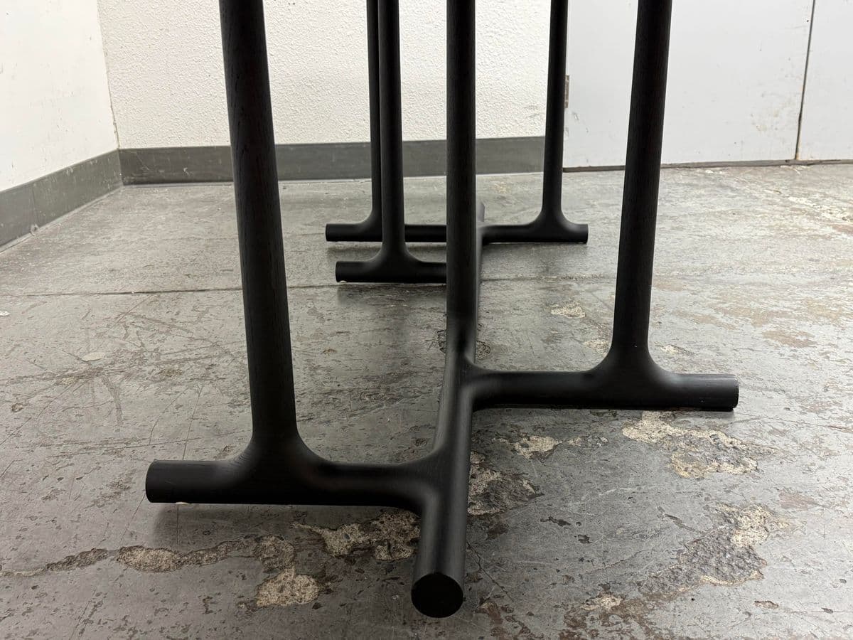 Christophe Delcourt Tye Dining Table, Black Oak - Thumbnail 10