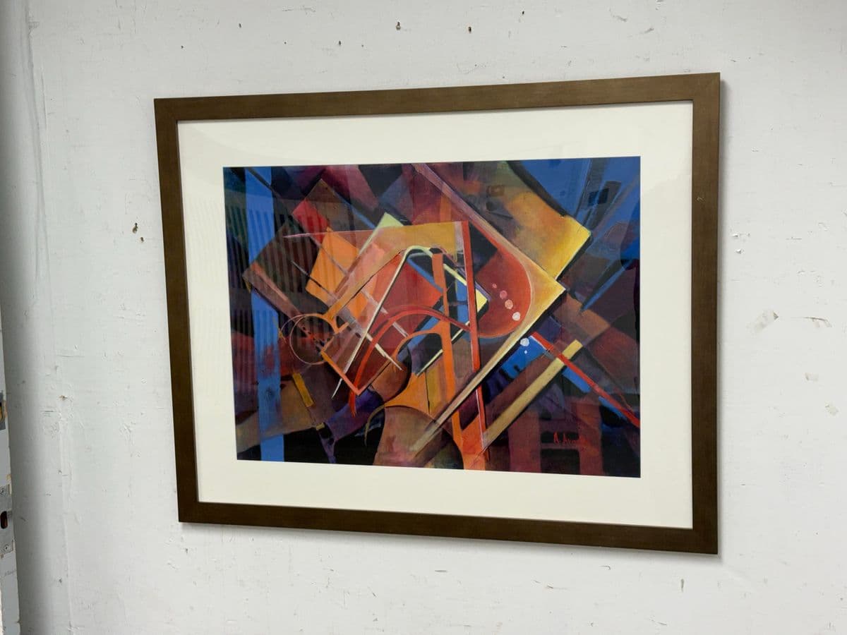 Ann Arnold "Abstractly So" Abstract Painting, Framed - Thumbnail 3