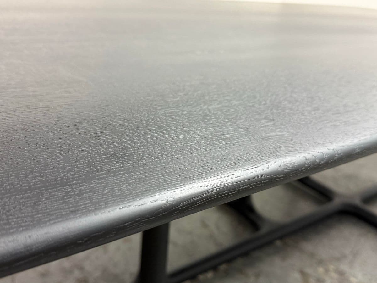 Christophe Delcourt Tye Dining Table, Black Oak - Thumbnail 9