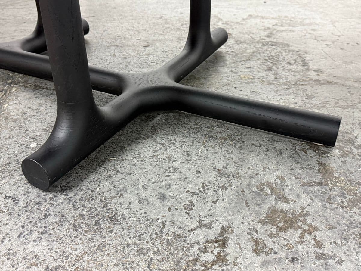 Christophe Delcourt Tye Dining Table, Black Oak - Thumbnail 11